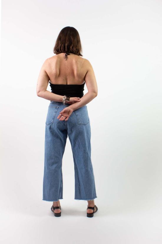  PROCHE 데님 팬츠 Proche 업사이클링 플리츠 프론트 - OTHER BRANDS