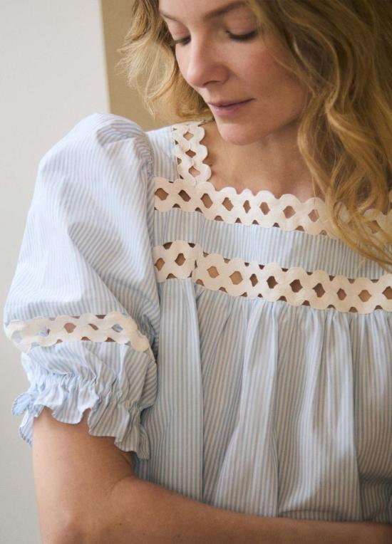  씨뉴욕 라운지 웨어 씨 니 사샤 PJ 세트 블루 - SEA NY