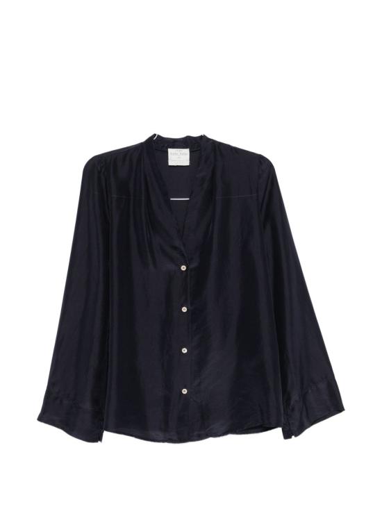 26SS 포르테포르테 블라우스 14859 MYSHIRTMIDNIGHT Mmarrone