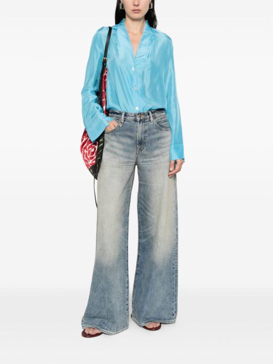 26SS 포르테포르테 블라우스 14859 MYSHIRTMIDNIGHT Mmarrone - FORTE FORTE