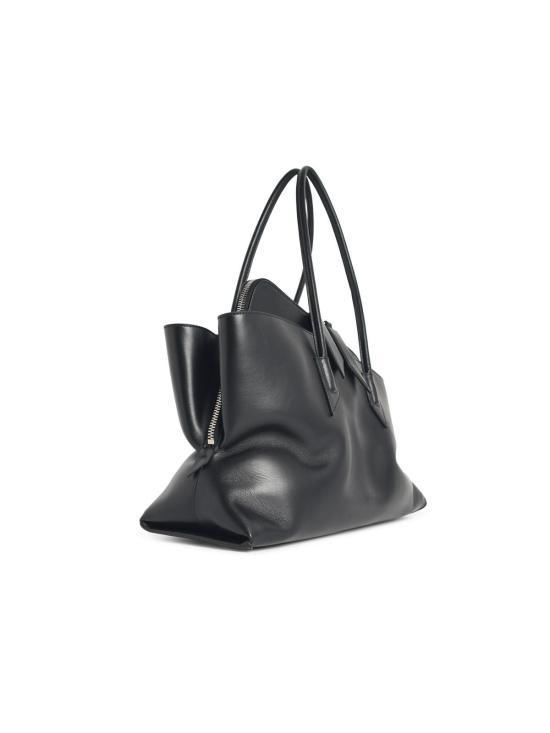 26SS 디 아티코 라 파세지아타 미디엄 탑 핸들 백 250WAH00054 LBT019AA100 Black - THE ATTICO