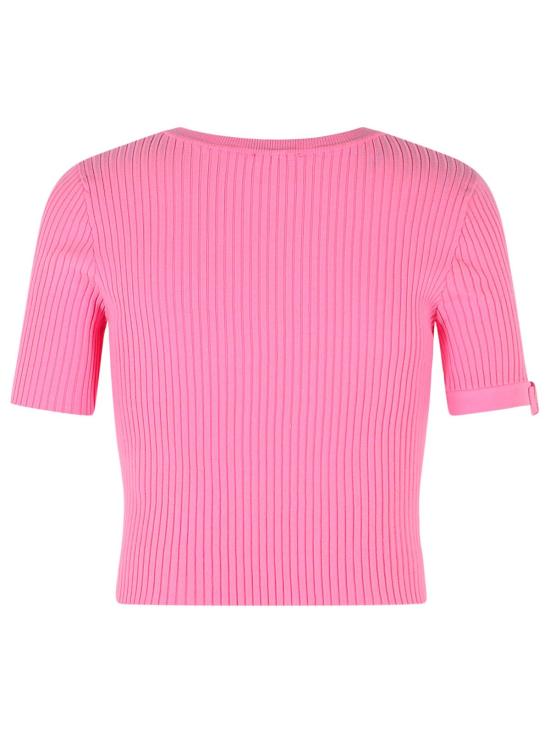 26SS 쿠레쥬 반팔 티셔츠 126MPU267FI00015023 Pink - COURREGES