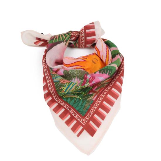  비스마야 머플러/스카프 골든 타이드 반다나 마룬