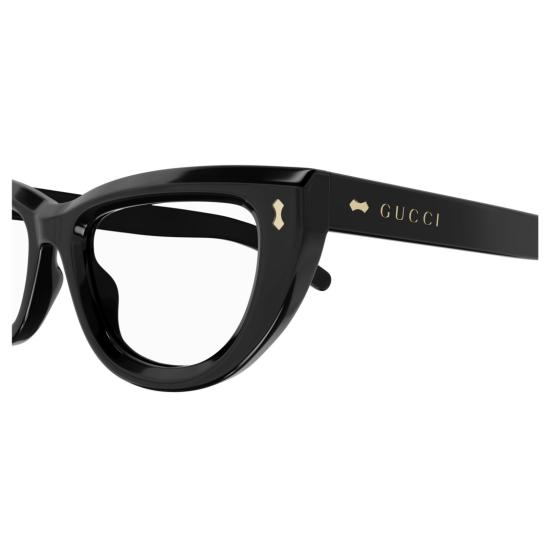 25FW 구찌 안경 Gg1521o 볼드 블랙 아세테이트 안경 - GUCCI