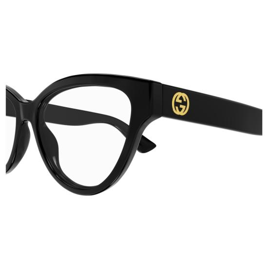 25FW 구찌 안경 Gg1581o 유광 블랙 캣아이 안경 - GUCCI