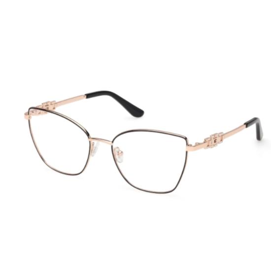  게스 안경 Gu50316 오버사이즈 둥근 사각형 금속 프레임 안경