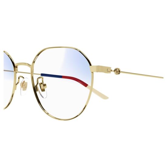  구찌 안경 Gg0684s 골드 메탈 기하학 안경 - GUCCI