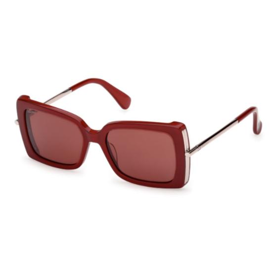  막스마라 선글라스 Mm0166 오버사이즈 스퀘어 프레임 아세테이트