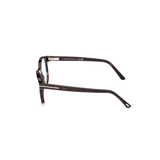  톰포드 안경 Ft5532-B 호피무늬 아세테이트 사각 프레임 안경 - TOMFORD