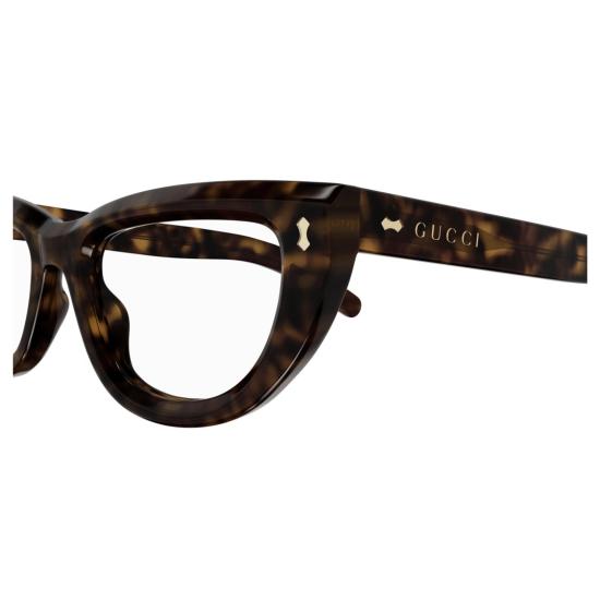 25FW 구찌 안경 Gg1521o 호피무늬 고양이 눈 안경 - GUCCI