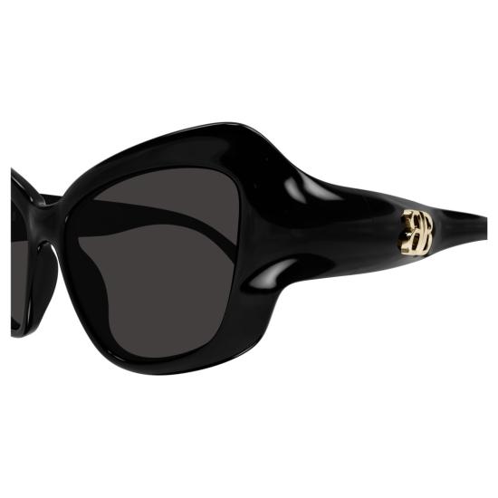 25FW 발렌시아가 선글라스 Bb0353s 오버사이즈 블랙 - BALENCIAGA