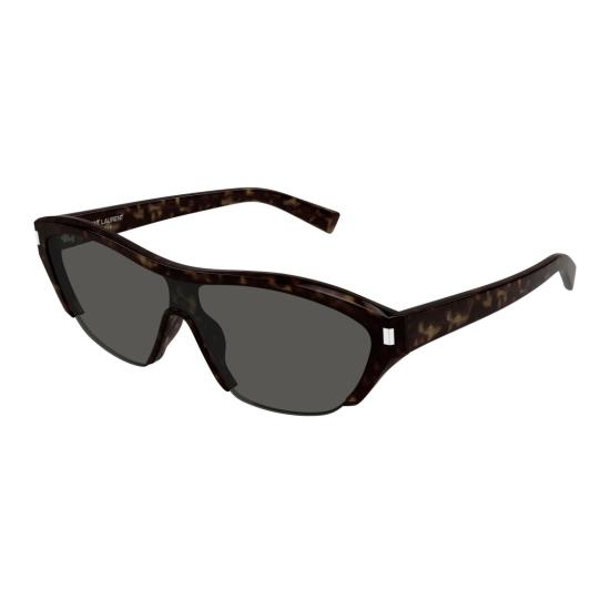 25FW 생로랑 선글라스 SL 704 앵귤러 토터스쉘 - SAINT LAURENT
