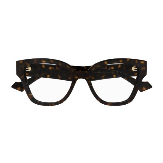 25FW 구찌 안경 Gg1424o 오버사이즈 스퀘어 호피무늬 안경