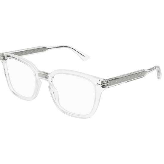  구찌 안경 Gg0184o 사각형 투명 아세테이트 안경 - GUCCI