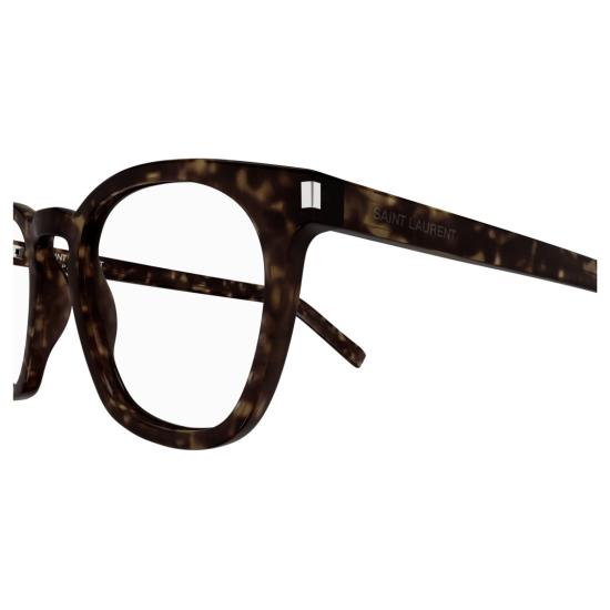  생로랑 안경 SL 28 옵트 클래식 호피무늬 프레임 안경 - SAINT LAURENT