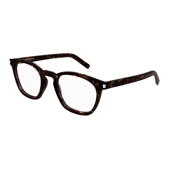  생로랑 안경 SL 28 옵트 클래식 호피무늬 프레임 안경 - SAINT LAURENT