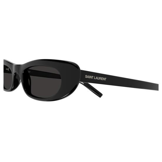 25FW 생로랑 선글라스 SL 557 쉐이드 내로우 오벌 프레임 - SAINT LAURENT