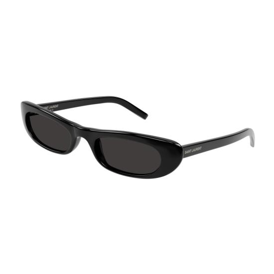 25FW 생로랑 선글라스 SL 557 쉐이드 내로우 오벌 프레임 - SAINT LAURENT