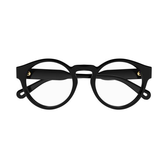  끌로에 안경 Ch0159o 원형 프레임 안경 (유광 블랙)