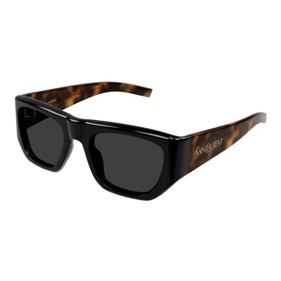 25FW 생로랑 선글라스 SL 740 볼드 직사각형 - SAINT LAURENT