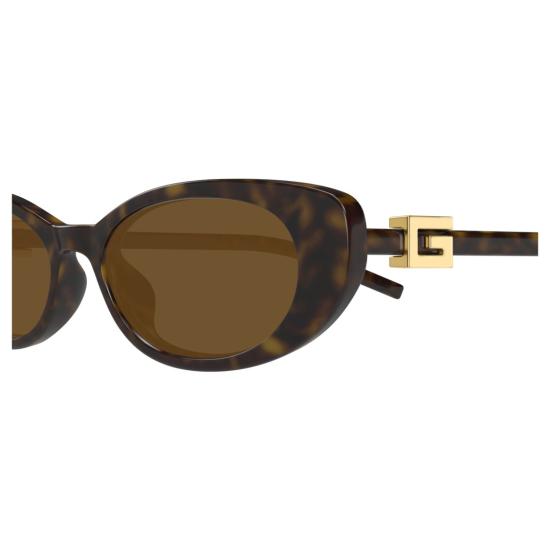 25FW 구찌 선글라스 Gg1680s 타원형 프레임 호피무늬 - GUCCI