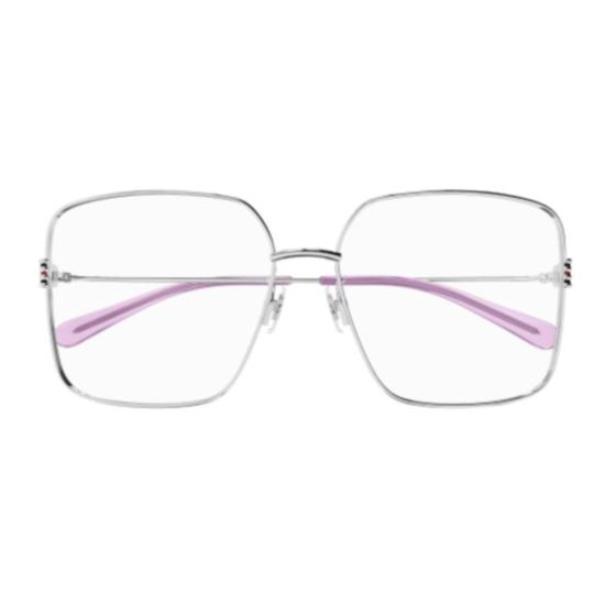 25FW 구찌 안경 Gg1284oa 사각형 실버톤 안경