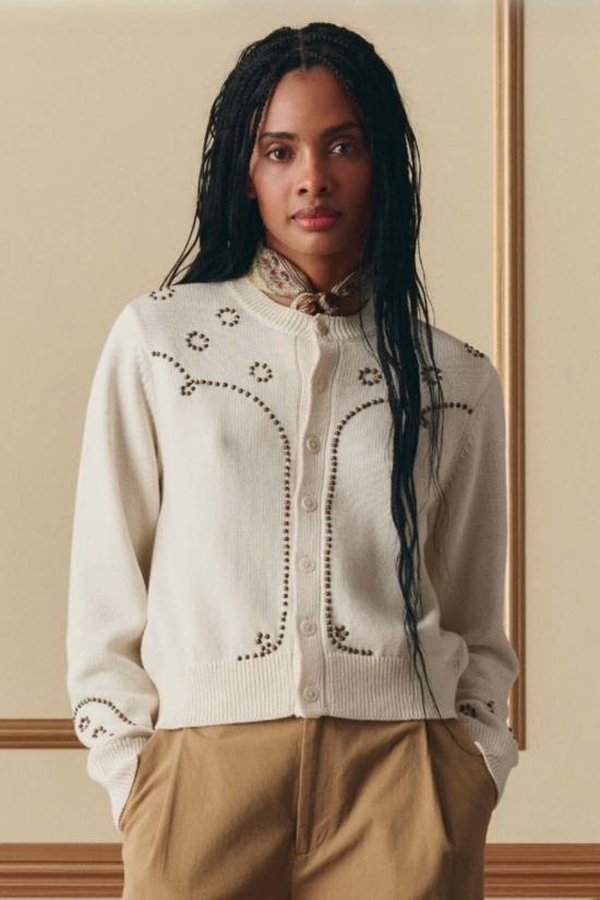  더 그레이트 가디건 위대한. 스터드 장식 - THE GREAT