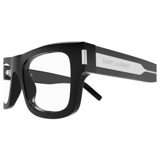 25FW 생로랑 안경 SL 574 직사각형 프레임 안경 - SAINT LAURENT
