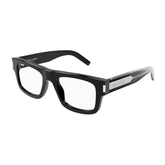 25FW 생로랑 안경 SL 574 직사각형 프레임 안경 - SAINT LAURENT