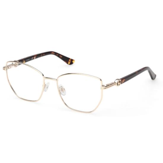  게스 안경 Gu50312 얇은 금속 프레임 기하학적 안경