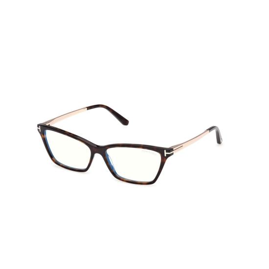  톰포드 안경 Ft6135-B 직사각형 호피무늬 아세테이트 안경 - TOMFORD