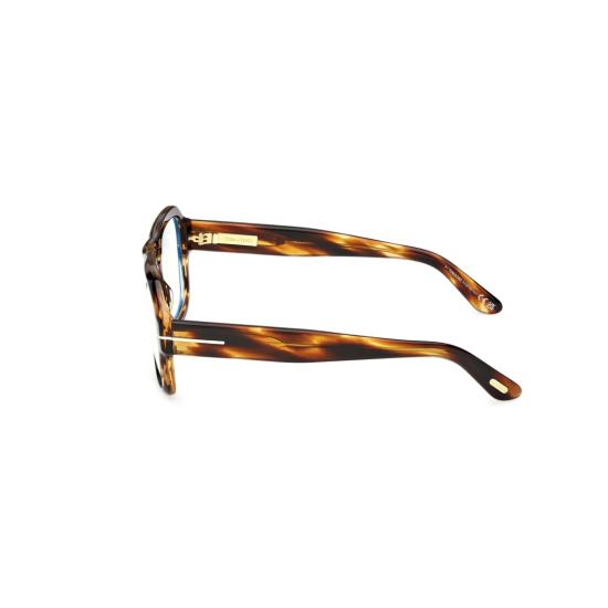  톰포드 안경 Ft6085-B 클래식 스퀘어 프레임 호피무늬 - TOMFORD