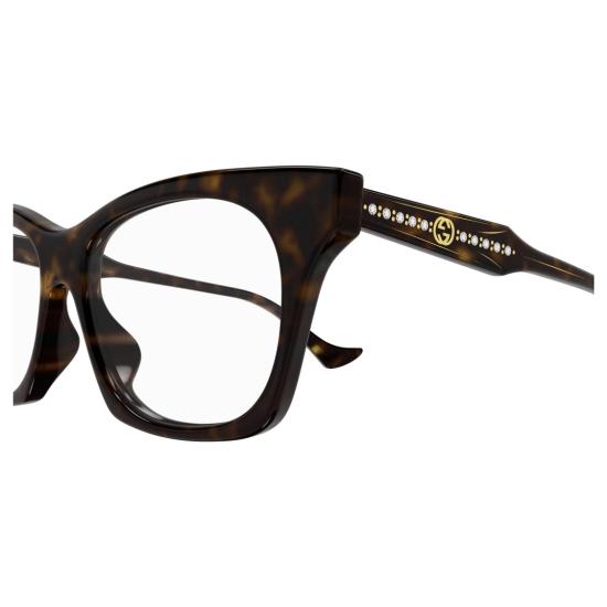 25FW 구찌 안경 Gg1299o 오버사이즈 스퀘어 호피무늬 안경 - GUCCI