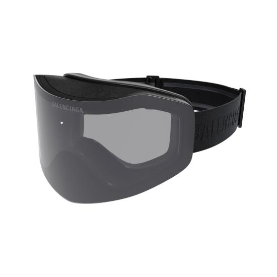 25FW 발렌시아가 스포츠 액세서리 Bb0379s 와이드 틴티드 렌즈 블랙 고글 - BALENCIAGA