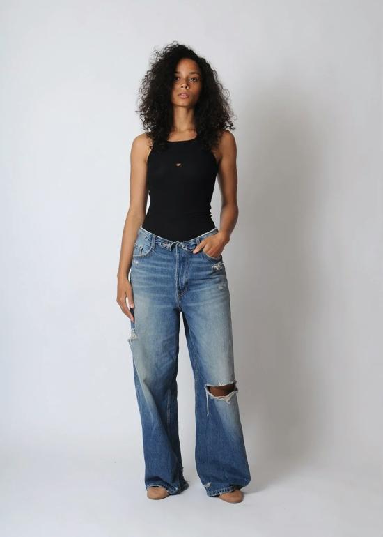  베이스레인지 민소매 티셔츠 하트 탱크 - BASERANGE