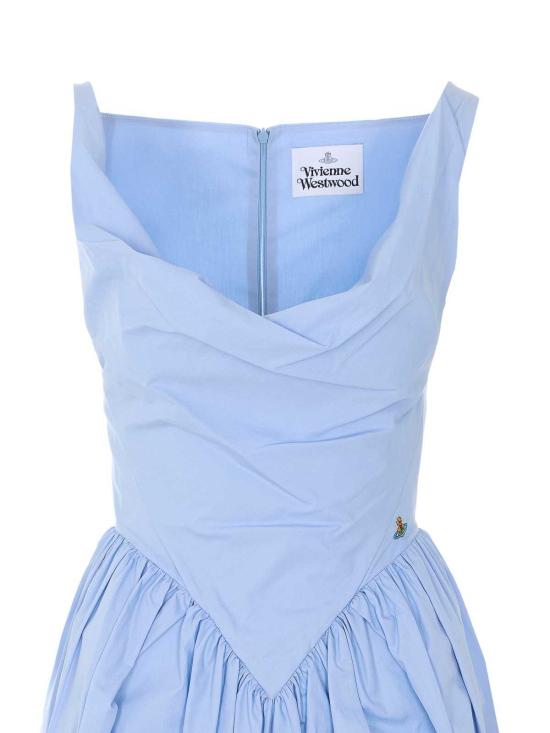 26SS 비비안웨스트우드 선데이 드레스 1101032ZW009QK403 Blue - VIVIENNE WESTWOOD