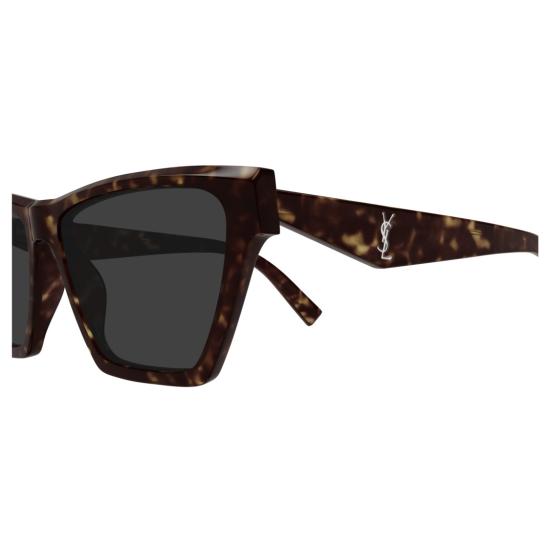 25FW 생로랑 선글라스 SL M103 앵귤러 토터스쉘 - SAINT LAURENT