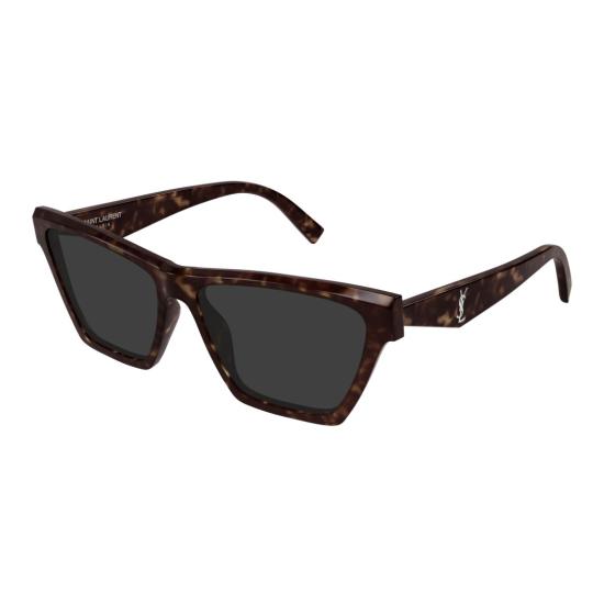 25FW 생로랑 선글라스 SL M103 앵귤러 토터스쉘 - SAINT LAURENT