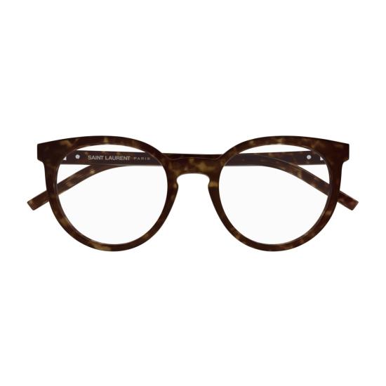 25FW 생로랑 안경 SL M147 둥근 호피무늬