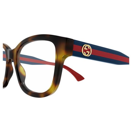 25FW 구찌 안경 Gg1863o 스퀘어 호피무늬 프레임 - GUCCI