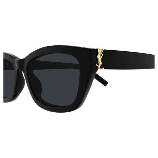 25FW 생로랑 선글라스 SL M153 유광 블랙 직사각형 - SAINT LAURENT