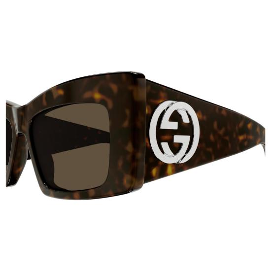 25FW 구찌 선글라스 Gg1842s 오버사이즈 스퀘어 호피무늬 - GUCCI