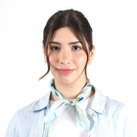  비스마야 머플러/스카프 인첸티드 블룸 반다나 민트 그린 - VISMAYA