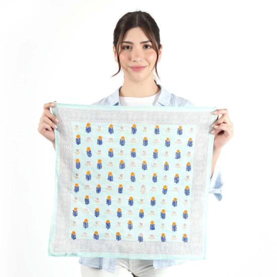  비스마야 머플러/스카프 인첸티드 블룸 반다나 민트 그린 - VISMAYA