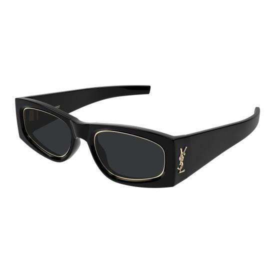 25FW 생로랑 선글라스 SL M140 테 직사각형 - SAINT LAURENT