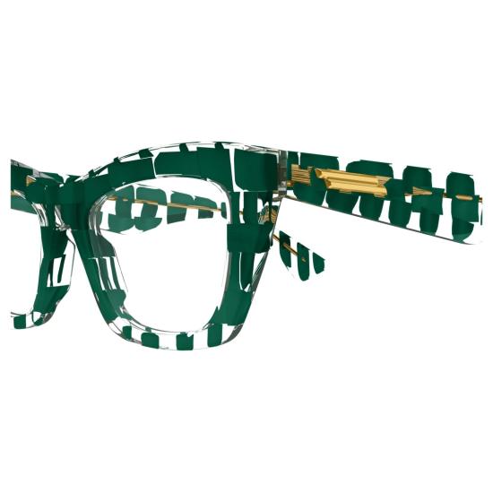 25FW 보테가베네타 안경 Bv1215o 체크무늬 안경 (골드 장식) - BOTTEGA VENETA