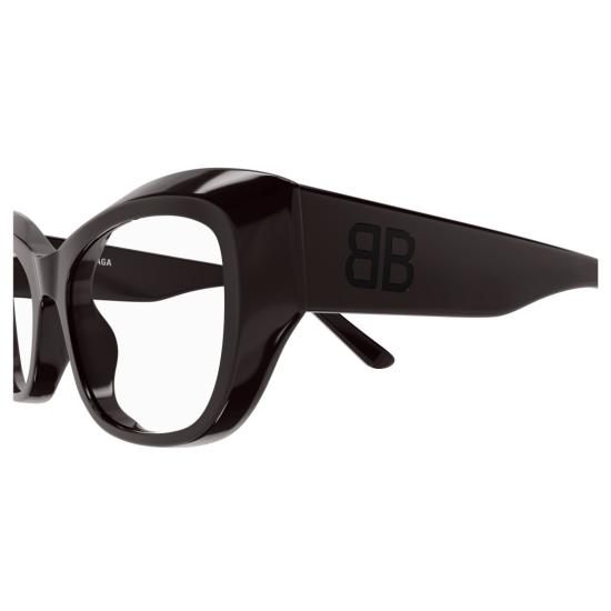 25FW 발렌시아가 안경 Bb0398o 오버사이즈 직사각형 블랙 안경 - BALENCIAGA