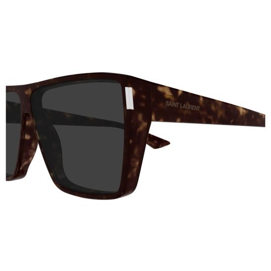 25FW 생로랑 선글라스 SL 756 호피무늬 직사각형 프레임 - SAINT LAURENT