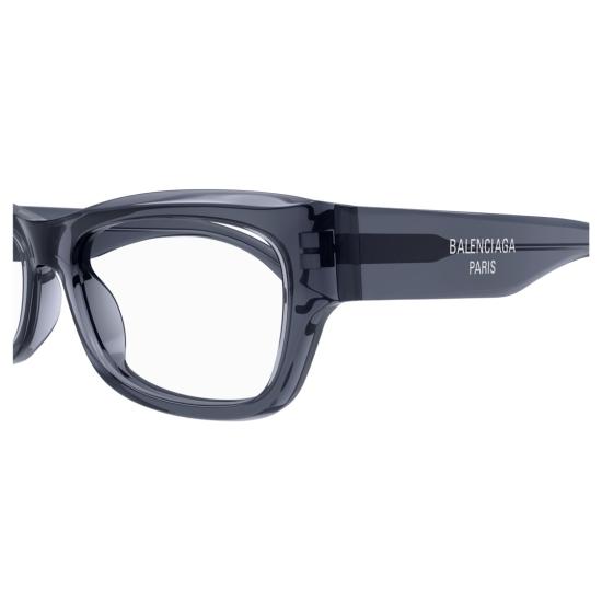 25FW 발렌시아가 안경 Bb0392o 직사각형 회색 아세테이트 안경 - BALENCIAGA
