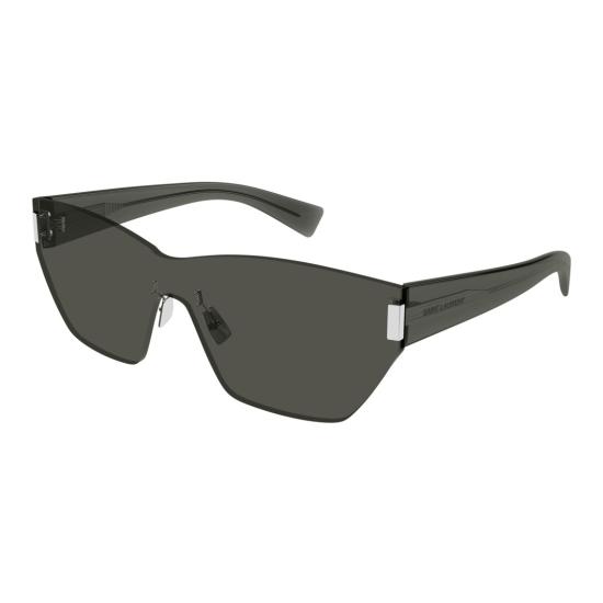 25FW 생로랑 선글라스 SL 755 미래지향적 싱글 렌즈 블랙 - SAINT LAURENT